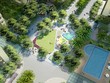 Khu Sapphire và quảng trường rộng 5.300 m2 nhìn từ trên cao.