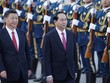 Chủ tịch Trung Quốc Tập Cận Bình đón Chủ tịch Trần Đại Quang tại Bắc Kinh. Ảnh:Reuters