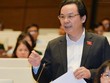 Đại biểu Hoàng Văn Cường (Hà Nội) - Phó hiệu trưởng Đại học Kl992 cổng game cá cược Quốc dân.Ảnh: Q.H