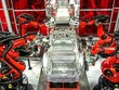 Một góc nhà máy Tesla tạiFremont, California.Ảnh: Los Angles Times