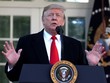 Trump phát biểu tại Vườn Hồng, Nhà Trắng ngày 25/1. Ảnh: AFP.
