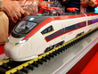 Mô hình tàu hỏa trong lễ ra mắt dự án ECRL năm 2017. Ảnh:Xinhua