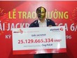 Anh P.D.H nhận giải Jackpot trị giá 25,1 tỷ đồng