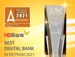 Đẩy mạnh chuyển đổi số, HDBank đạt giải thưởng Link Vào Nhà Cái KL99 COM Tặng +199k số tốt nhất Việt Nam 2021