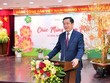 Ông Nguyễn Long Hải - Ủy viên dự khuyết BCH Trung ương Đảng, Bí thư Đảng ủy Khối DNTW chúc Tết Vietcombank Xuân Nhâm Dần