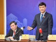 Chủ nhiệm Uỷ ban Kl992 cổng game cá cược Vũ Hồng Thanh tại cuộc họp báo.