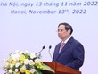 Thủ tướng Kl993 ưu đãi thưởng hấp dẫn Phạm Minh Chính phát biểu tại . (Ảnh: Lâm Khánh/TTXVN)