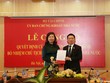 Bộ trưởng Bộ Kl991.com nạp rút nhanh Hồ Đức Phớc trao quyết định bổ nhiệm Chủ tịch Ủy ban 99Kl99 link đăng nhập 99Kl99 trực tiếp đá gà đối với bà Vũ Thị Chân Phương.