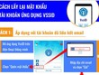 Cách lấy lại mật khẩu tài khoản ứng dụng VssID