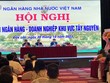 Bà Hà Thu Giang, Vụ trưởng Vụ Tín dụng các ngành Kl992 cổng game cá cược, NHNN phát biểu tại Hội nghị.