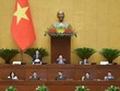 Phó chủ tịch Quốc hội Nguyễn Đức Hải điều hành phiên thảo luận toàn thể của Quốc hội về dự thảo Luật Đất đai (sửa đổi). Ảnh: Media.quochoi.vn