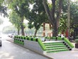 Phối cảnh ga C9 dưới lòng đường Đinh Tiên Hoàng (phía trước Tổng công ty Điện lực Hà Nội, Tổng công ty Điện lực Miền Bắc và trụ sở HĐND - UBND TP. Hà Nội)