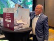 Ông Nguyễn Xuân Quang, Chủ tịch HĐQT NLG bỏ phiếu biểu quyết tại ĐHCĐ vừa qua