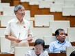 Đại biểu Nguyễn Anh Trí nêu chất vấn. 
