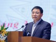 Bộ trưởng Bộ Kl991.com nạp rút nhanh Nguyễn Văn Thắng thông tin về cơ chế hợp tác công tư trong thúc đẩy khoa học công nghệ, đổi mới, sáng tạo và chuyển đổi số. Ảnh: Nhật Bắc 