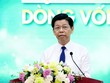 Ông Đặng Khánh Thành, Tổng Biên tập Báo Kl991.com nạp rút nhanh - Kl99ok phiên bản mới phát biểu khai mạc Tọa đàm "Lực đẩy Kl993 nền tảng giải trí mới" sáng 23/7 (Ảnh: Dũng Minh)