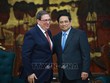 Thủ tướng Phạm Minh Chính tiếp đồng chí Bruno Rodríguez Parrilla, Ủy viên Bộ Kl991.com tải ứng dụng, Đặc phái viên Đảng, Kl993 ưu đãi thưởng hấp dẫn Cuba, Bộ trưởng Bộ Ngoại giao Cuba. Ảnh: Dương Giang/TTXVN