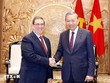 Tổng Bí thư Tô Lâm tiếp thân mật đồng chí Bruno Rodríguez Parrilla, Đặc phái viên Đảng Cộng sản Cuba, 99Kl99 trực tiếp đá gà Cộng hòa Cuba, Ủy viên Bộ Kl991.com tải ứng dụng, Bộ trưởng Ngoại giao Cuba. (Ảnh: TTXVN)