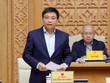 Bộ trưởng Bộ Kl991.com nạp rút nhanh Nguyễn Văn Thắng báo cáo tại phiên họp - Ảnh: VGP.