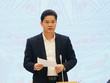Thứ trưởng Thường trực Bộ Y tế Vũ Mạnh Hà thông tin tại cuộc họp báo. Ảnh: Đức Minh.