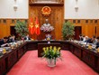Thủ tướng Phạm Minh Chính chủ trì cuộc họp với Tổ công tác bảo đảm an ninh năng lượng - Ảnh: VGP.