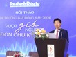 Ông Đặng Khánh Thành, Tổng Biên tập Báo Kl991.com nạp rút nhanh - Kl99ok phiên bản mới phát biểu khai mạc Hội thảo. Ảnh: Lê Toàn