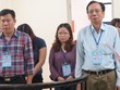 Các bị cáo tại tòa.