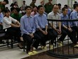 Các bị cáo tại tòa.