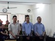 Các bị cáo tại tòa.