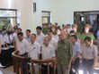 Các bị cáo tại tòa.