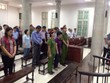Các bị cáo tại tòa.