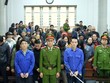 Các bị cáo tại tòa.