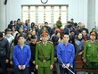Các bị cáo tại tòa.