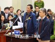 Bị cáo Chương (bên trái) - ảnh: Thông tấn xã