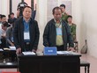 Các bị cáo tại tòa.