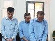 Các bị cáo tại tòa.