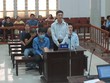 Các bị cáo tại tòa.