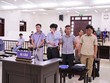 Các bị cáo tại tòa.