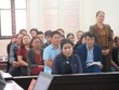Bị cáo tại phiên tòa sơ thẩm.