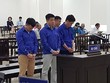 Các bị cáo tại phiên tòa trước.