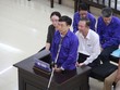 Các bị cáo tại tòa.