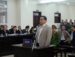 Bị cáo Vũ tại phiên tòa sơ thẩm.