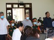 Các bị cáo tại tòa.