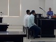 Các bị cáo tại tòa.