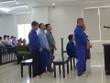 Các bị cáo tại tòa.