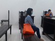 Bị cáo Giang tại tòa.