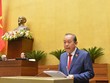Phó Thủ tướng Thường trực Kl993 ưu đãi thưởng hấp dẫn Trương Hòa Bình báo cáo tại nghị trường.