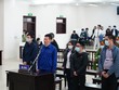 Các bị cáo tại tòa.