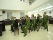 Các bị cáo tại tòa.