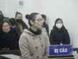 Bị cáo Lan tại tòa.